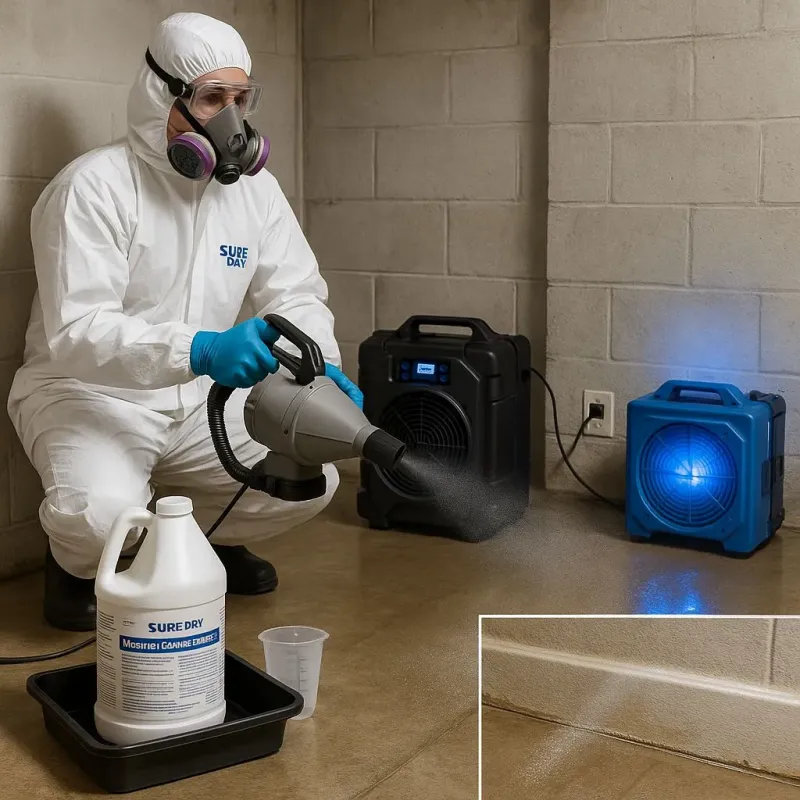 Sanitization and Odor Removal process in Hawley, MN