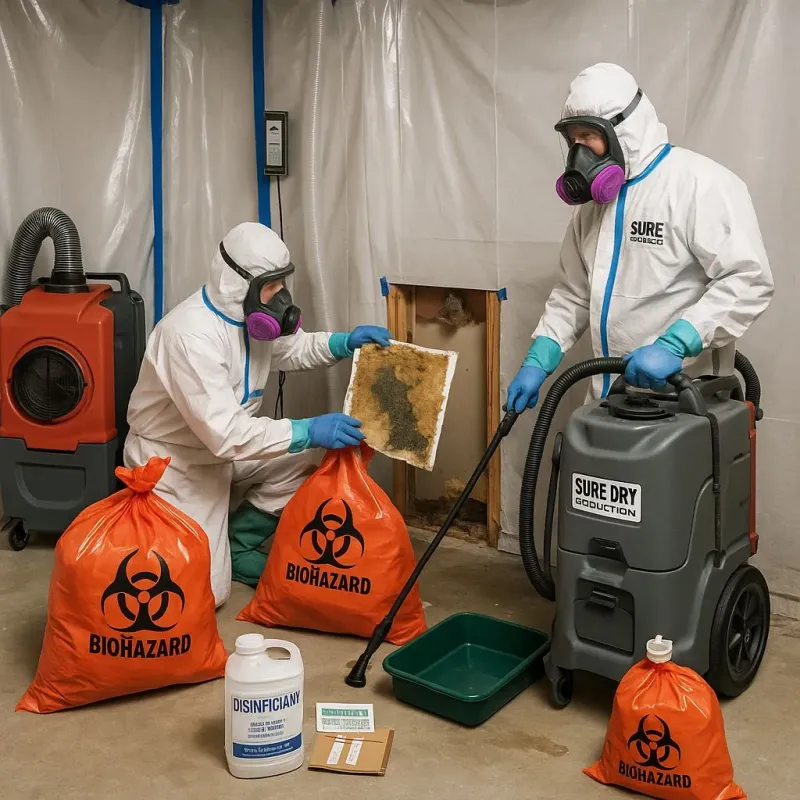 Contaminated Water Handling Protocols process in Hawley, MN